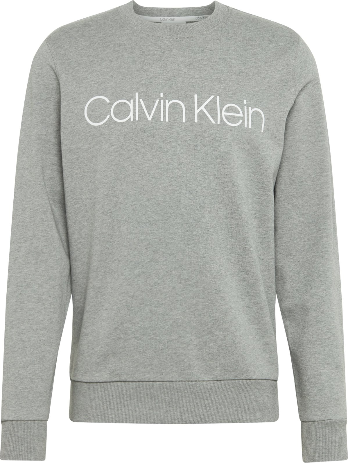 Mikina Calvin Klein šedý melír
