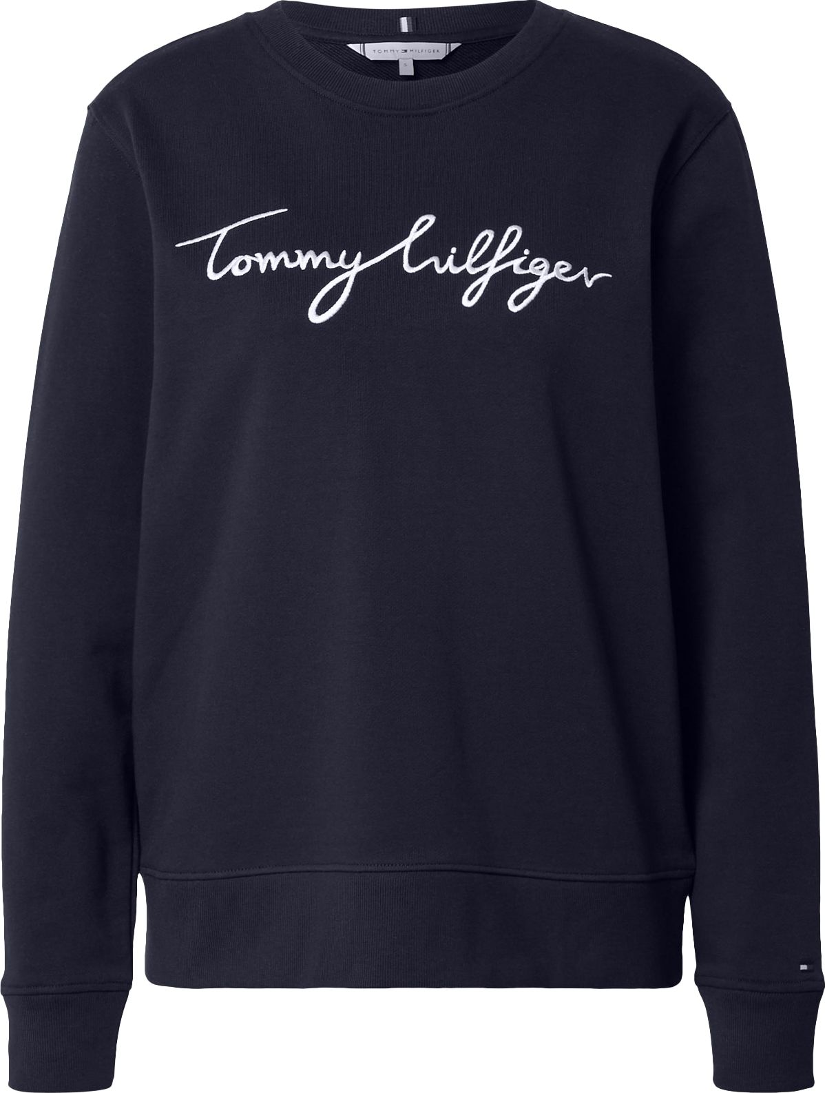 Mikina Tommy Hilfiger námořnická modř / bílá