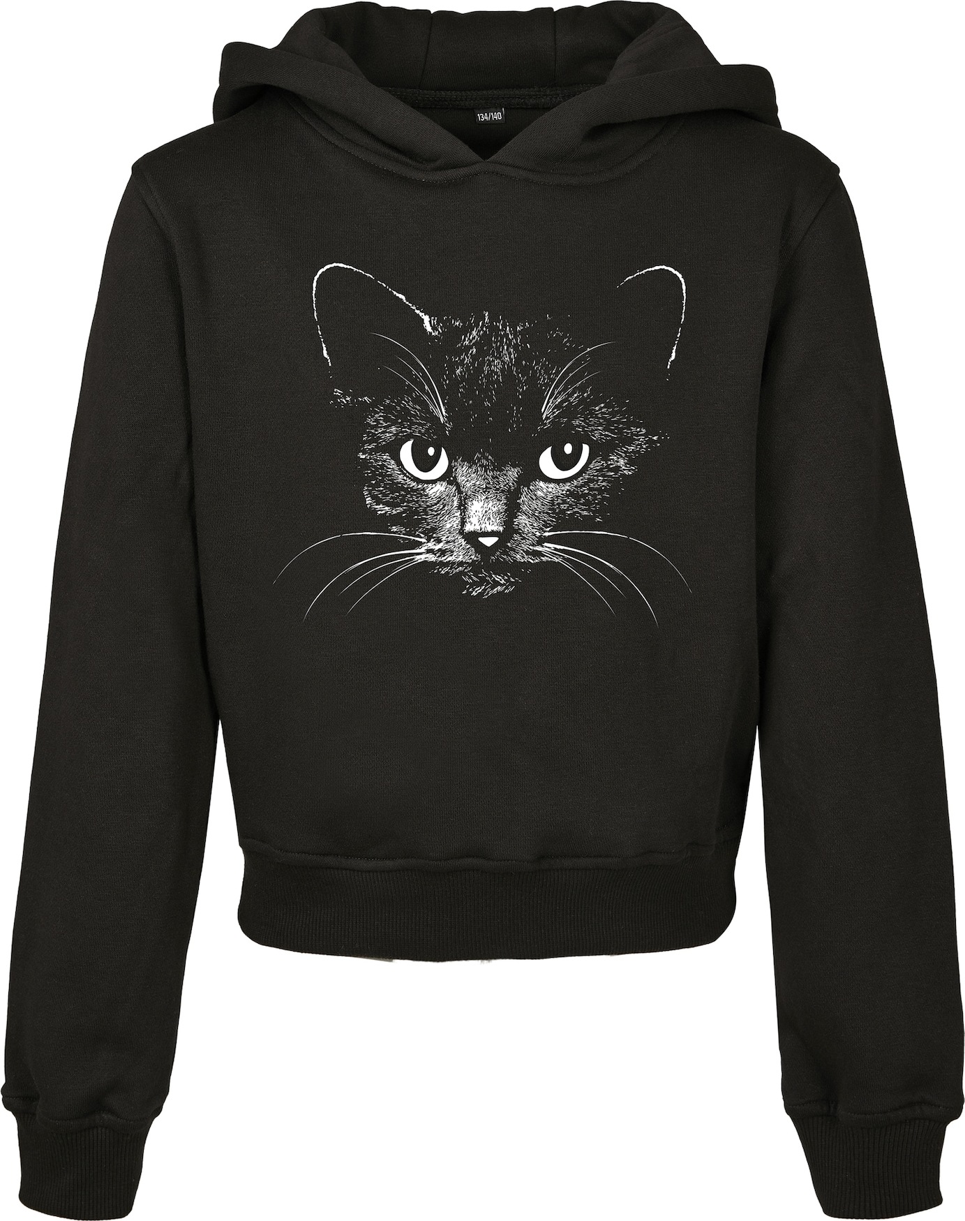 Mikina 'Black Cat' mister tee černá / bílá