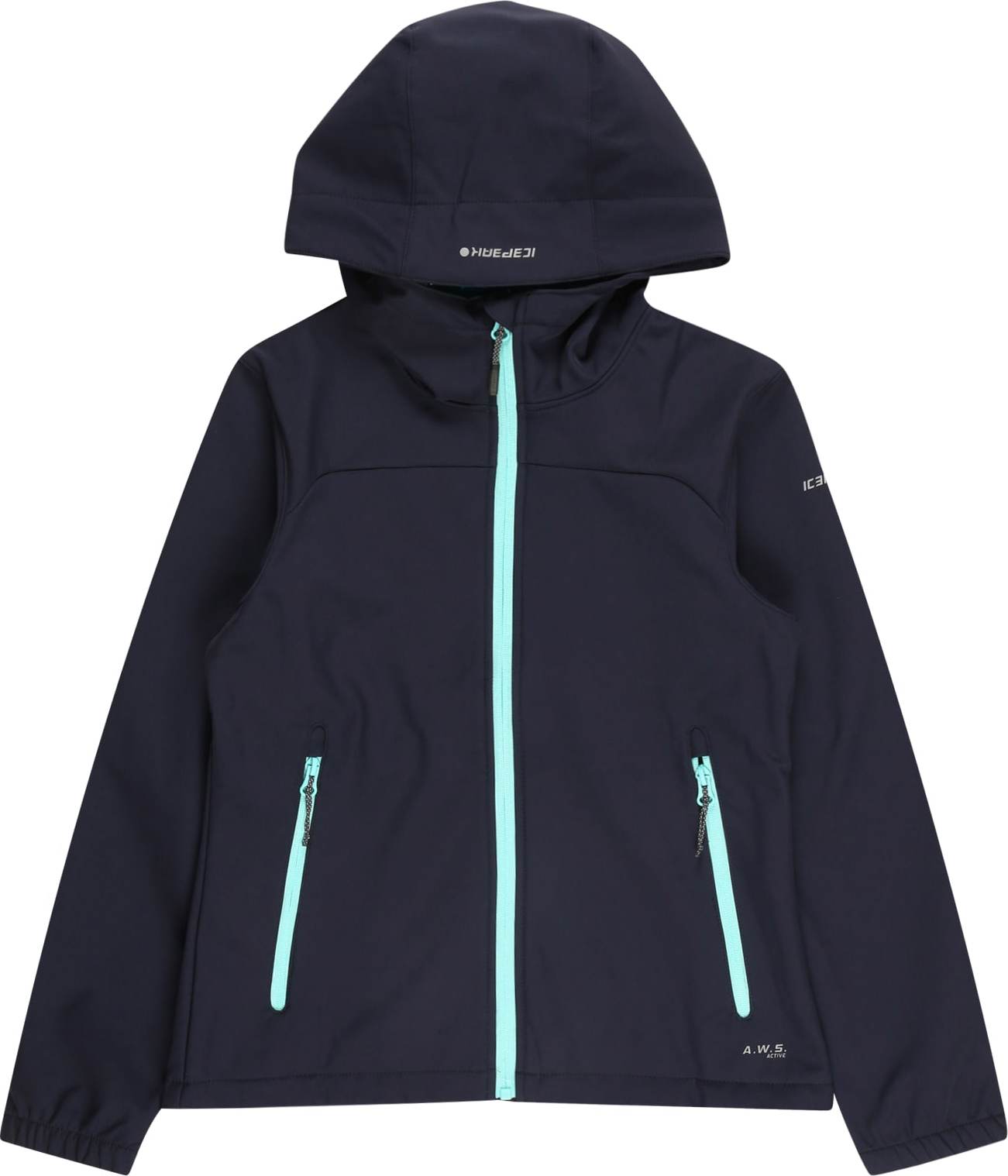 Outdoorová bunda 'KOBRYN' icepeak námořnická modř / tyrkysová