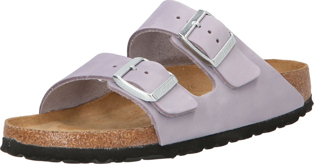 Pantofle Birkenstock lenvandulová