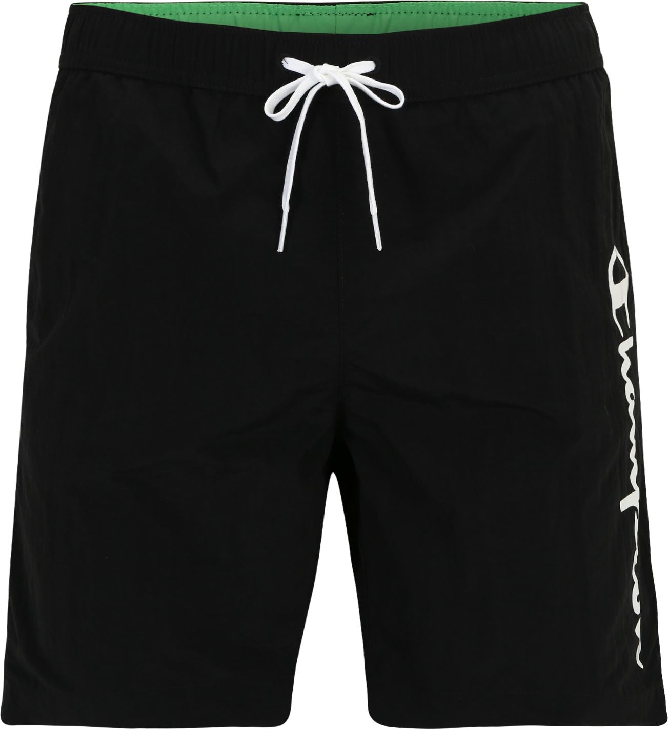 Plavecké šortky Champion Authentic Athletic Apparel černá / bílá