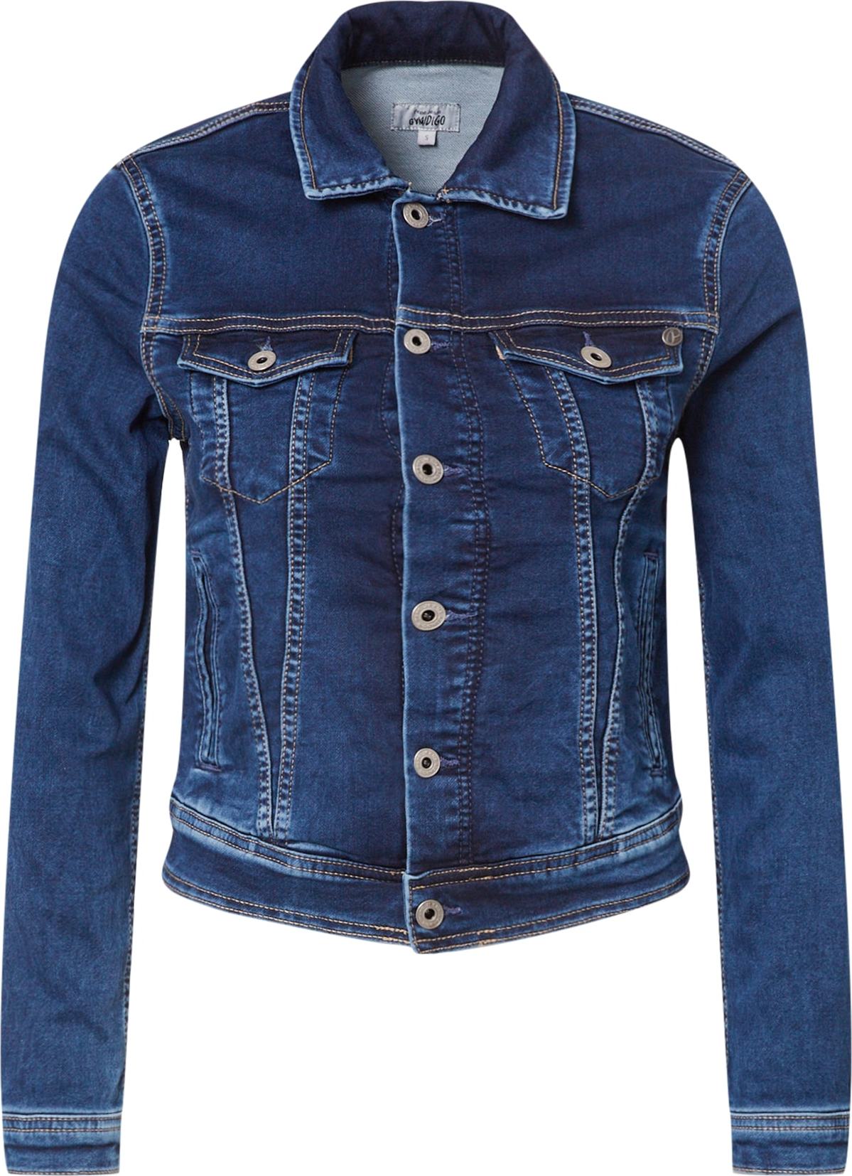 Přechodná bunda Pepe Jeans tmavě modrá