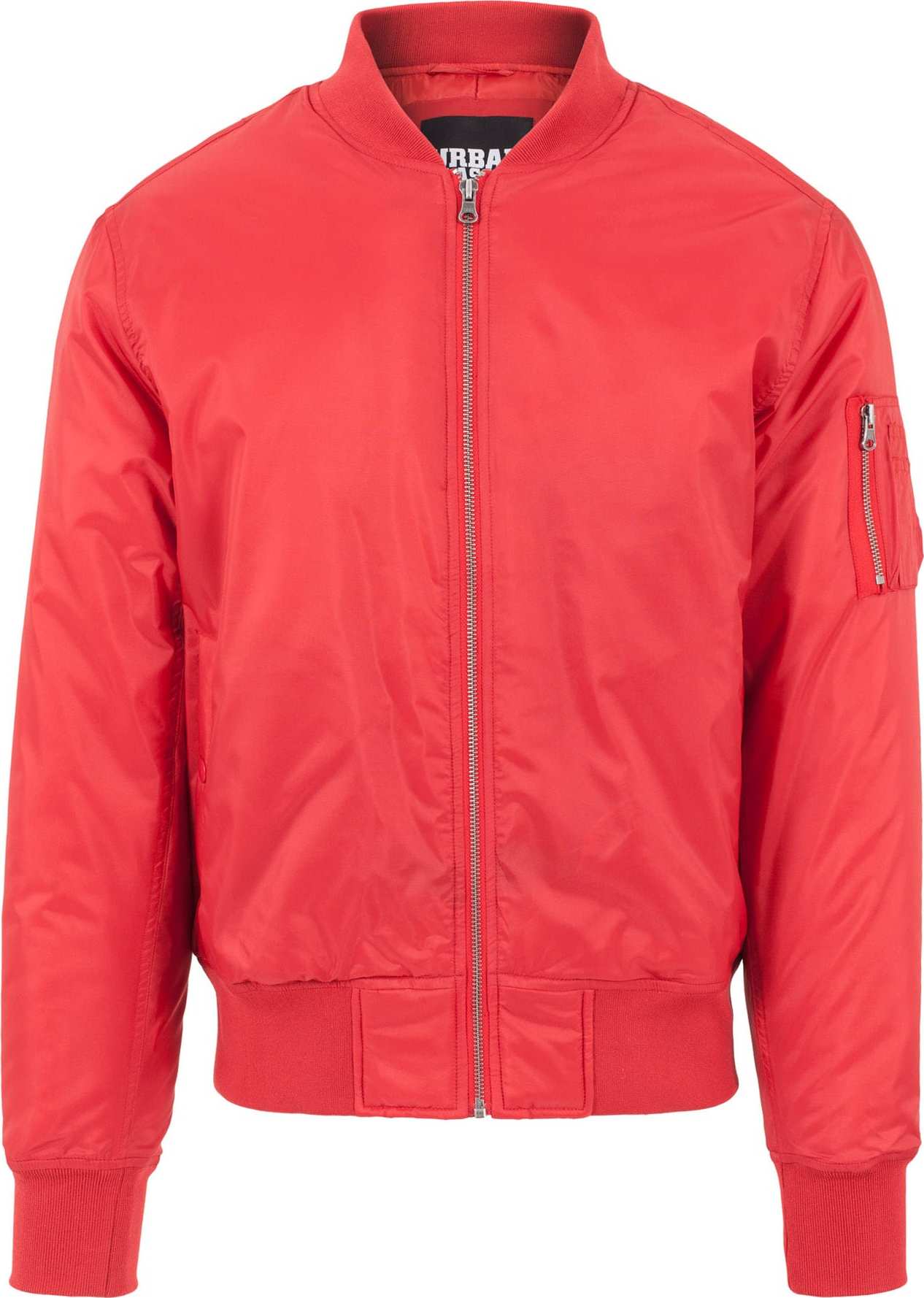Přechodná bunda Urban Classics ohnivá červená