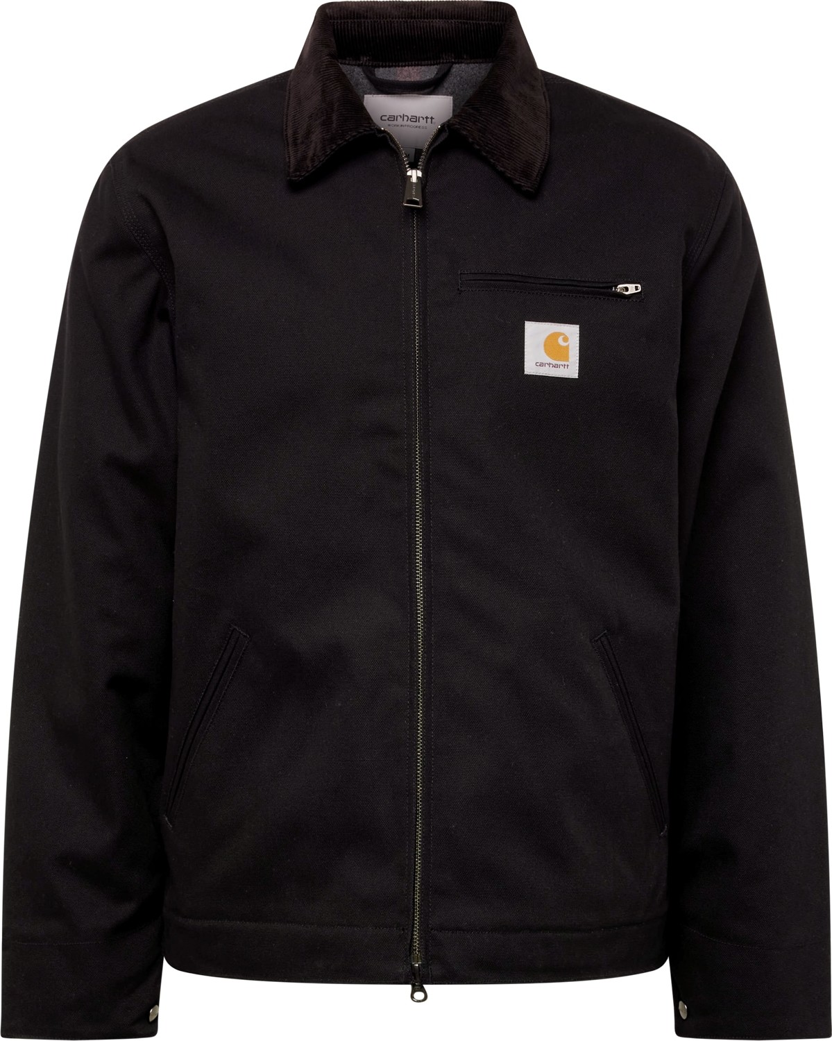 Přechodná bunda 'Detroit' Carhartt WIP kari / černá / bílá