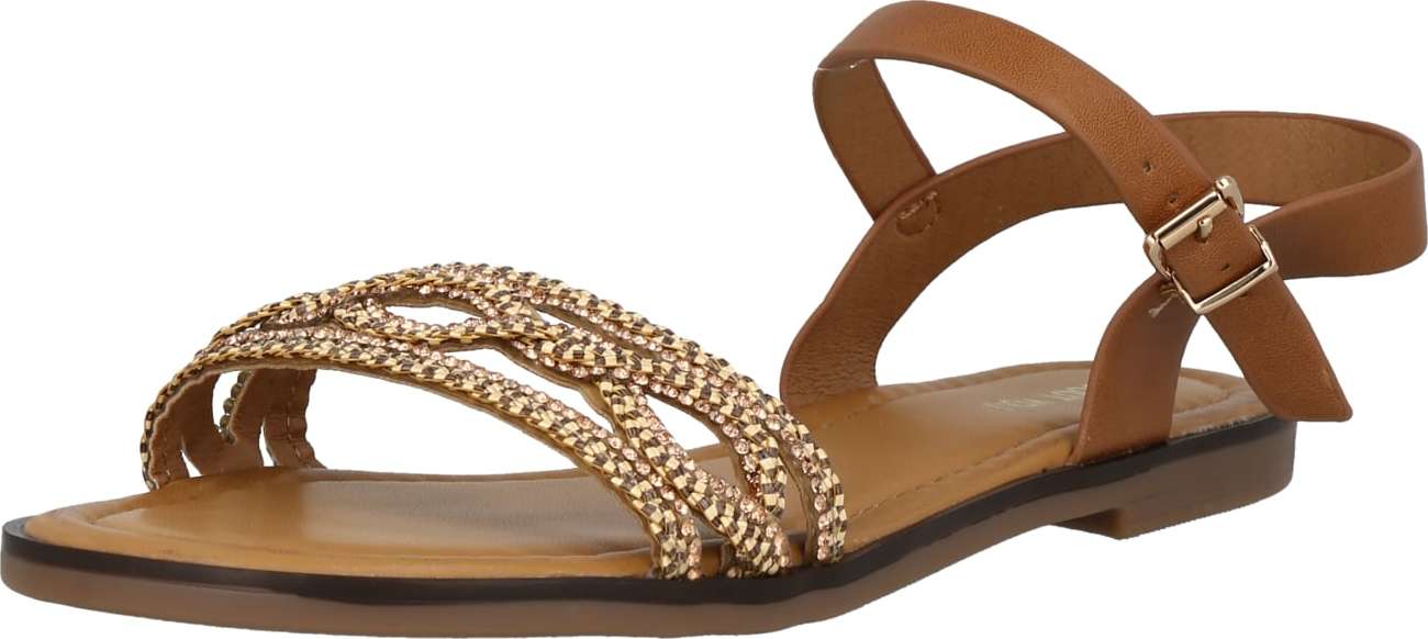 Sandály 'Lenja' ABOUT YOU béžová / hnědá