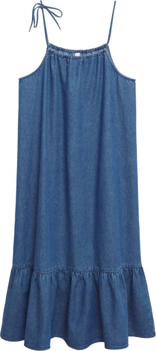 Šaty 'Gaial-H' Mango modrá džínovina
