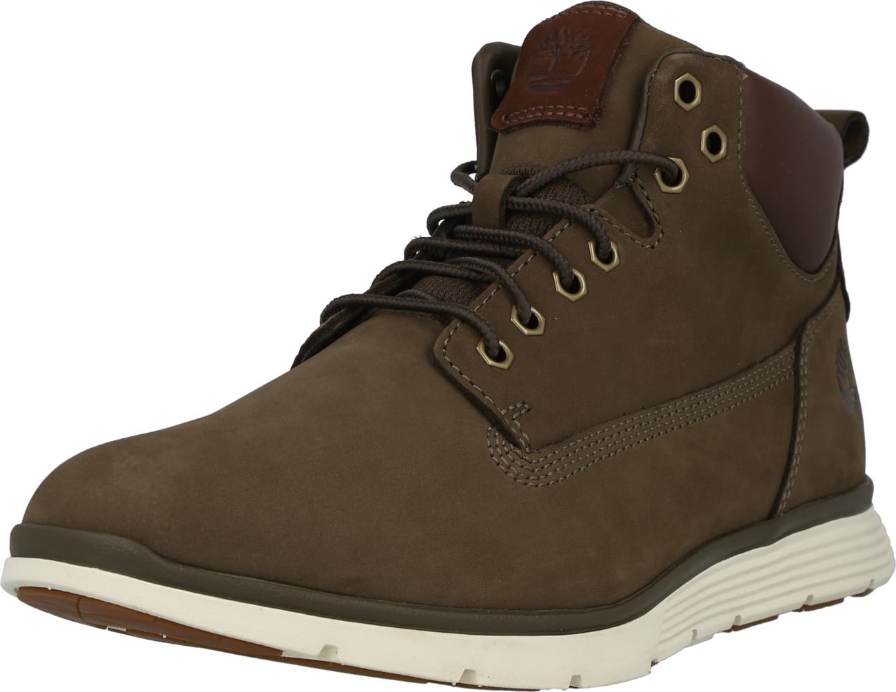 Šněrovací boty 'Killington' Timberland hnědá / olivová / tmavě zelená