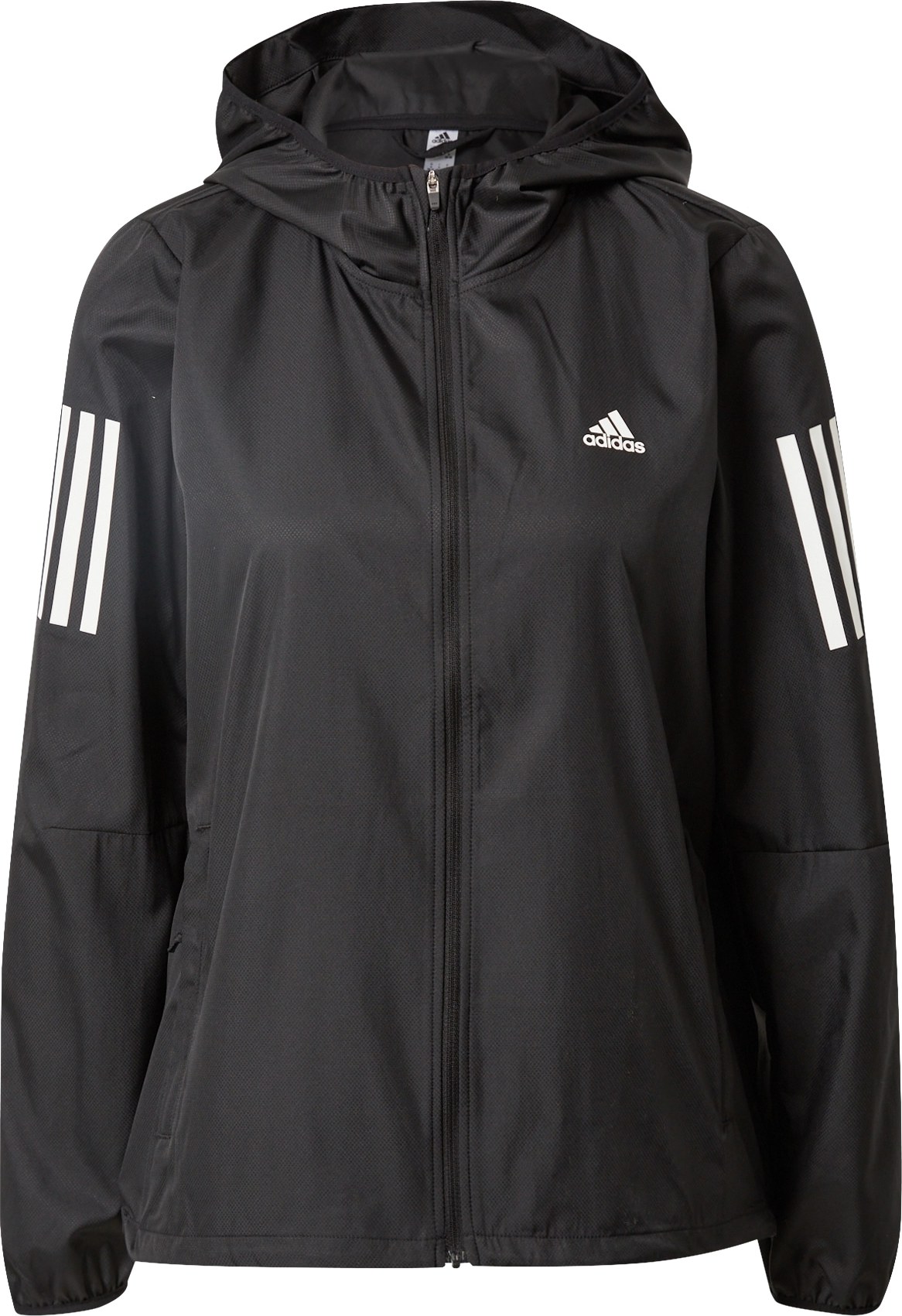 Sportovní bunda ADIDAS SPORTSWEAR černá / bílá