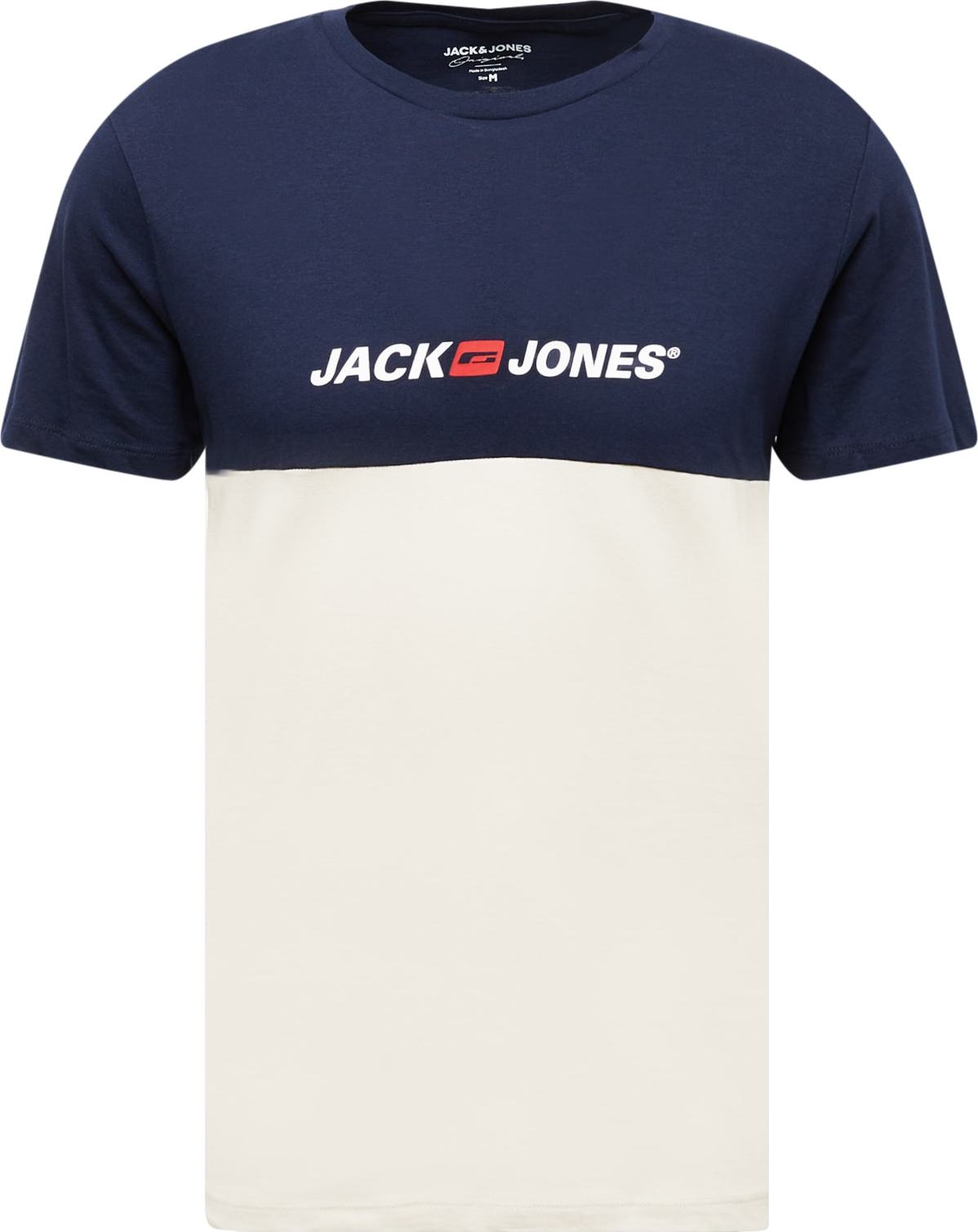 Tričko jack & jones námořnická modř / červená / bílá