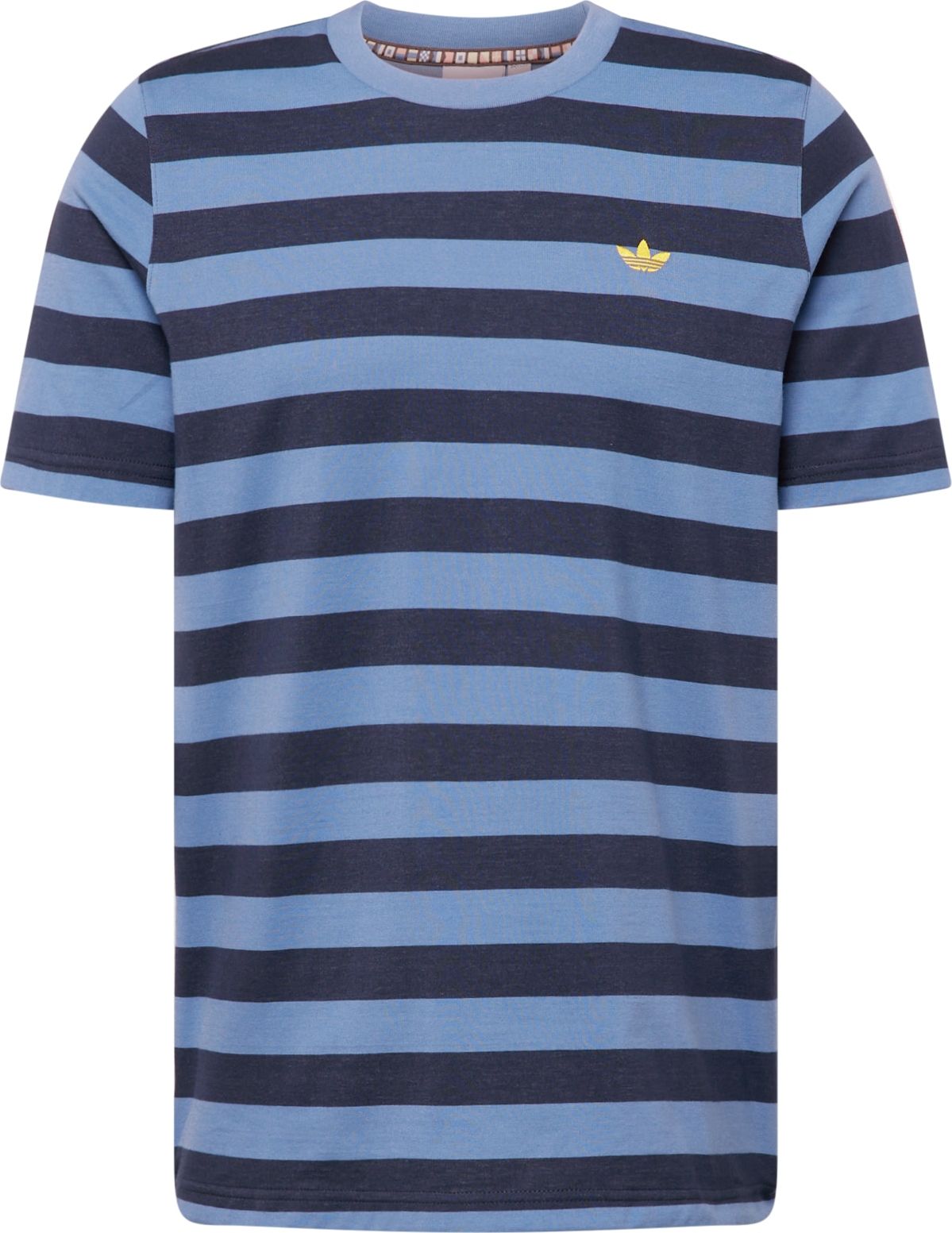 Tričko adidas Originals světlemodrá / tmavě modrá / zlatě žlutá