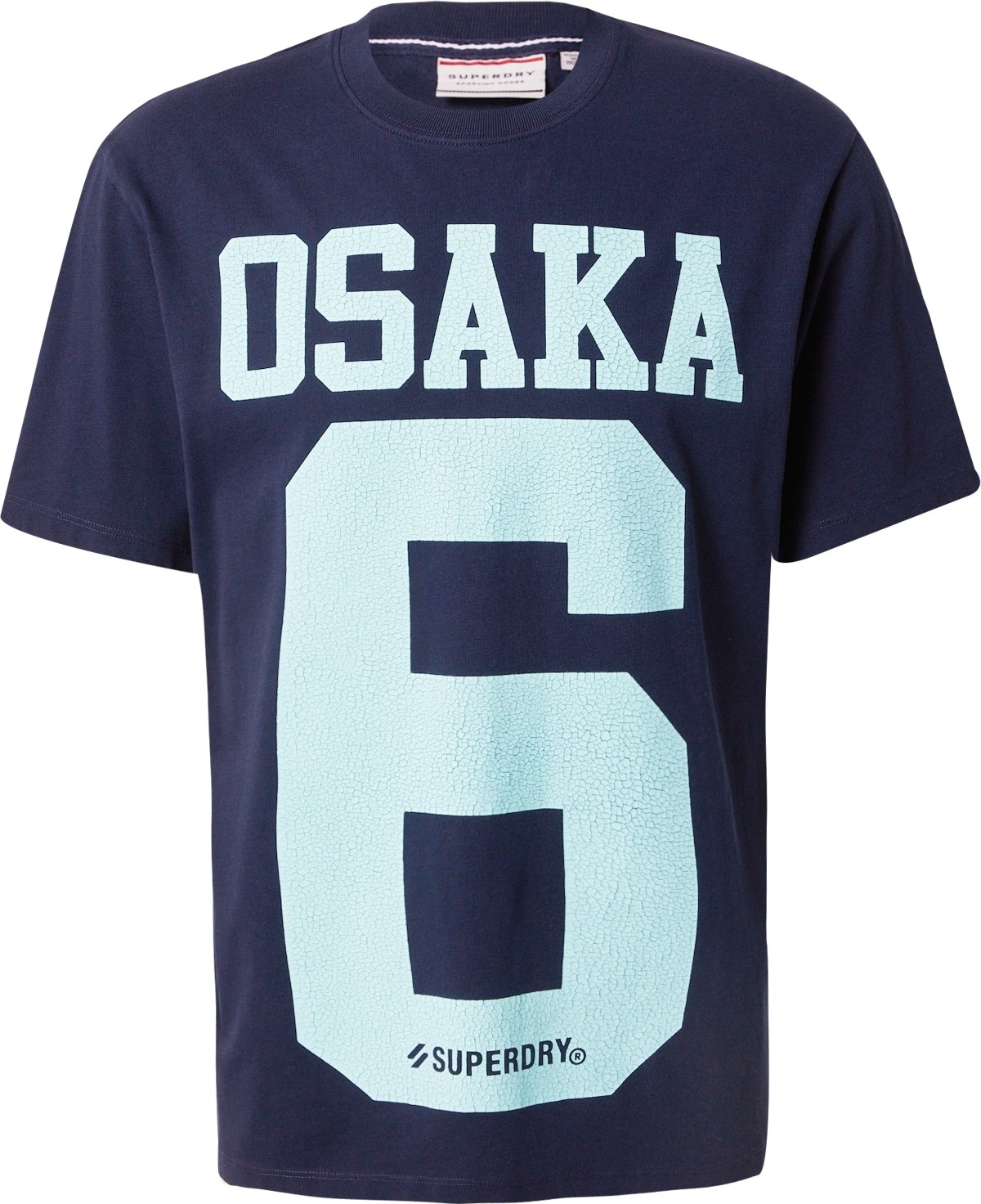 Tričko 'Osaka' Superdry marine modrá / pastelová modrá
