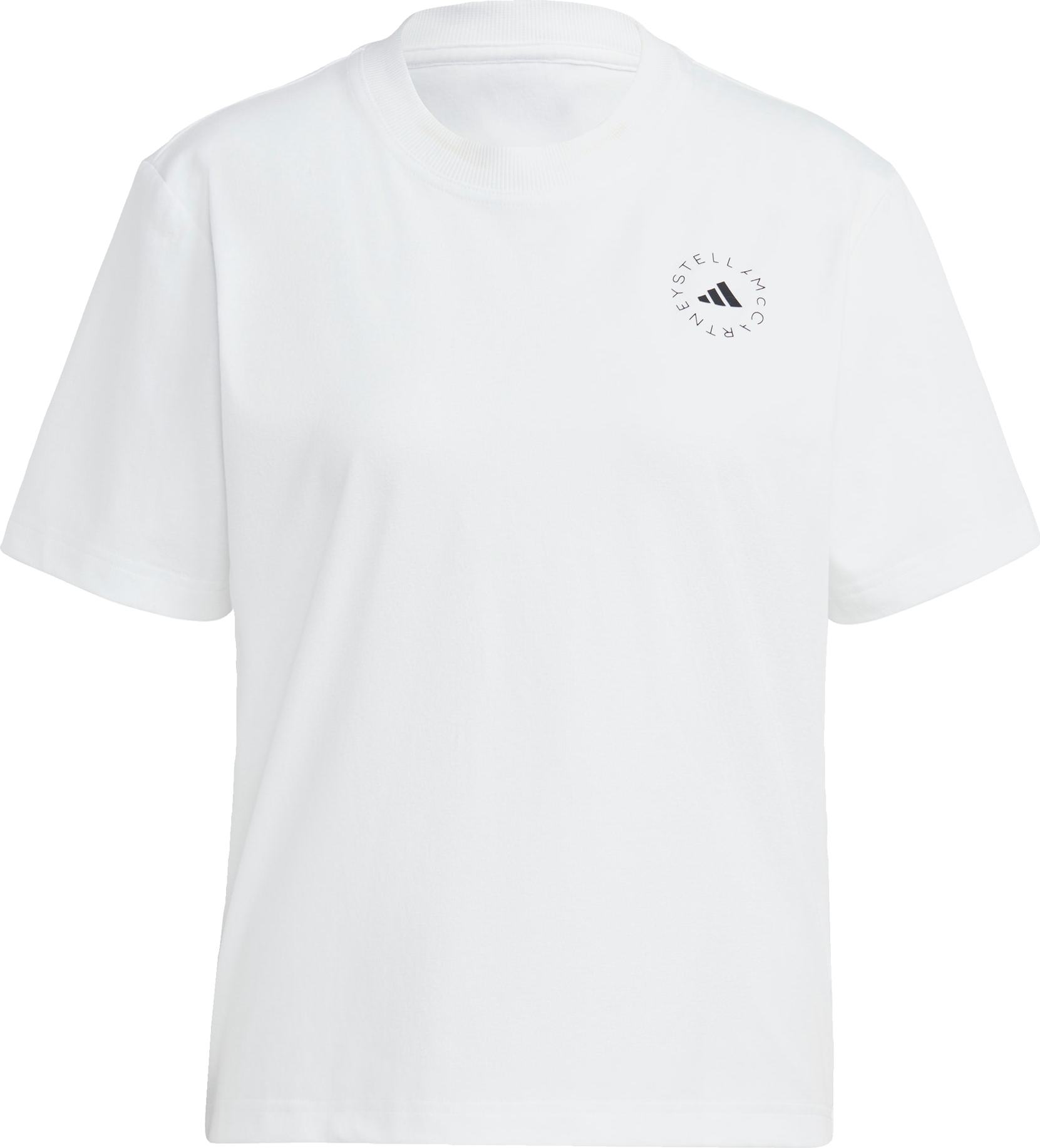 Funkční tričko adidas by stella mccartney černá / bílá