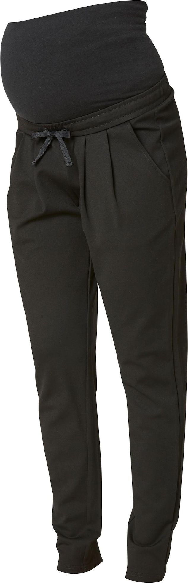 Kalhoty se sklady v pase 'Lif' Mamalicious černá