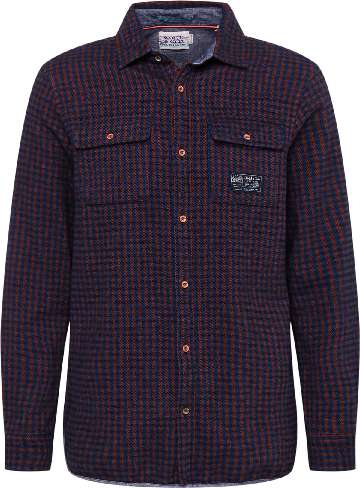 Košile Scotch & Soda modrá / červená / černá