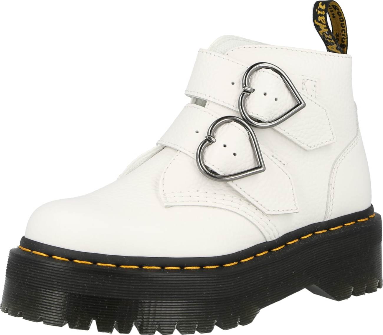 Kozačky 'Devon Heart' Dr. Martens bílá