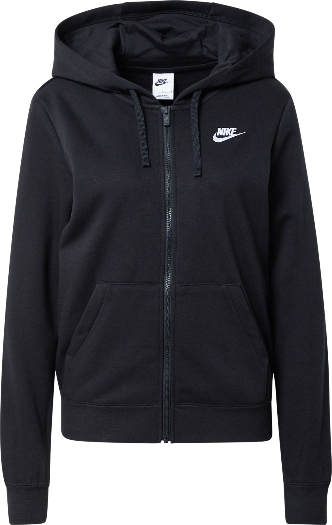 Mikina Nike Sportswear černá / bílá