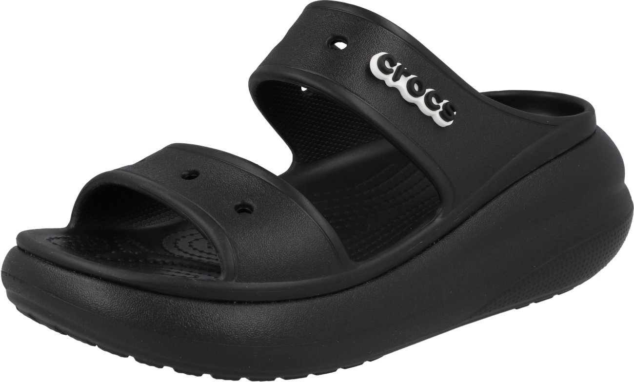 Pantofle Crocs černá / bílá