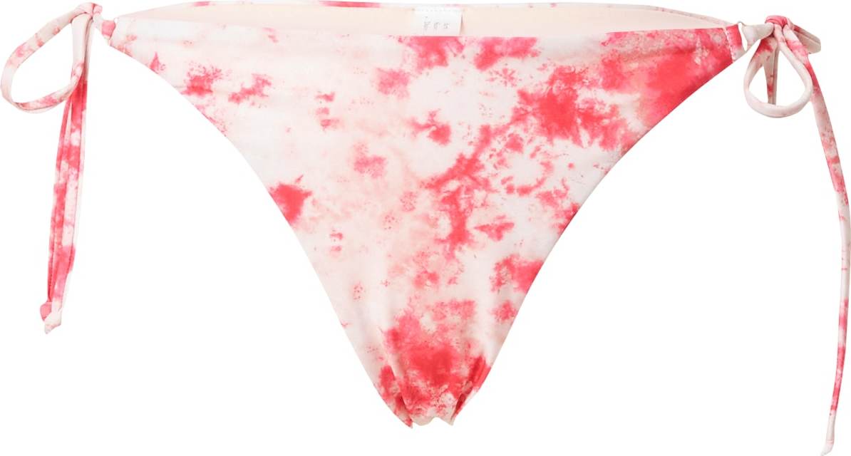 Spodní díl plavek Hunkemöller pink / přírodní bílá