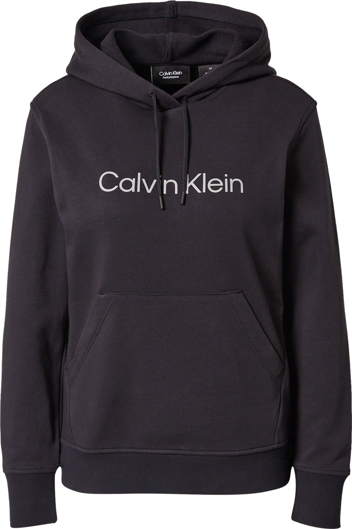 Sportovní mikina Calvin Klein Sport světle šedá / černá
