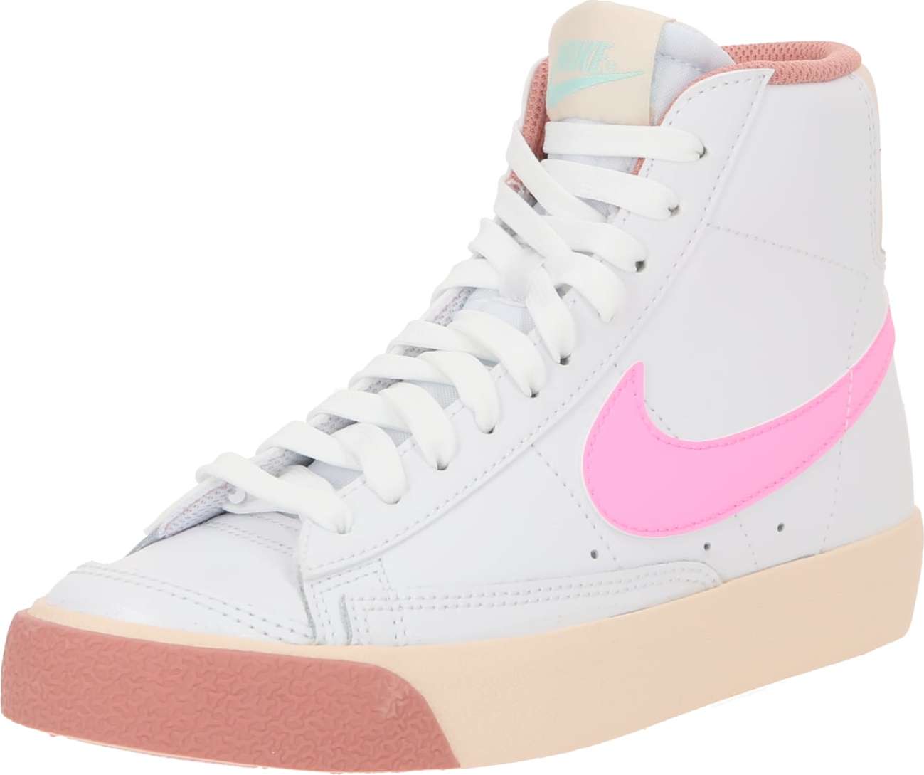 Tenisky Nike Sportswear béžová / aqua modrá / světle růžová / bílá