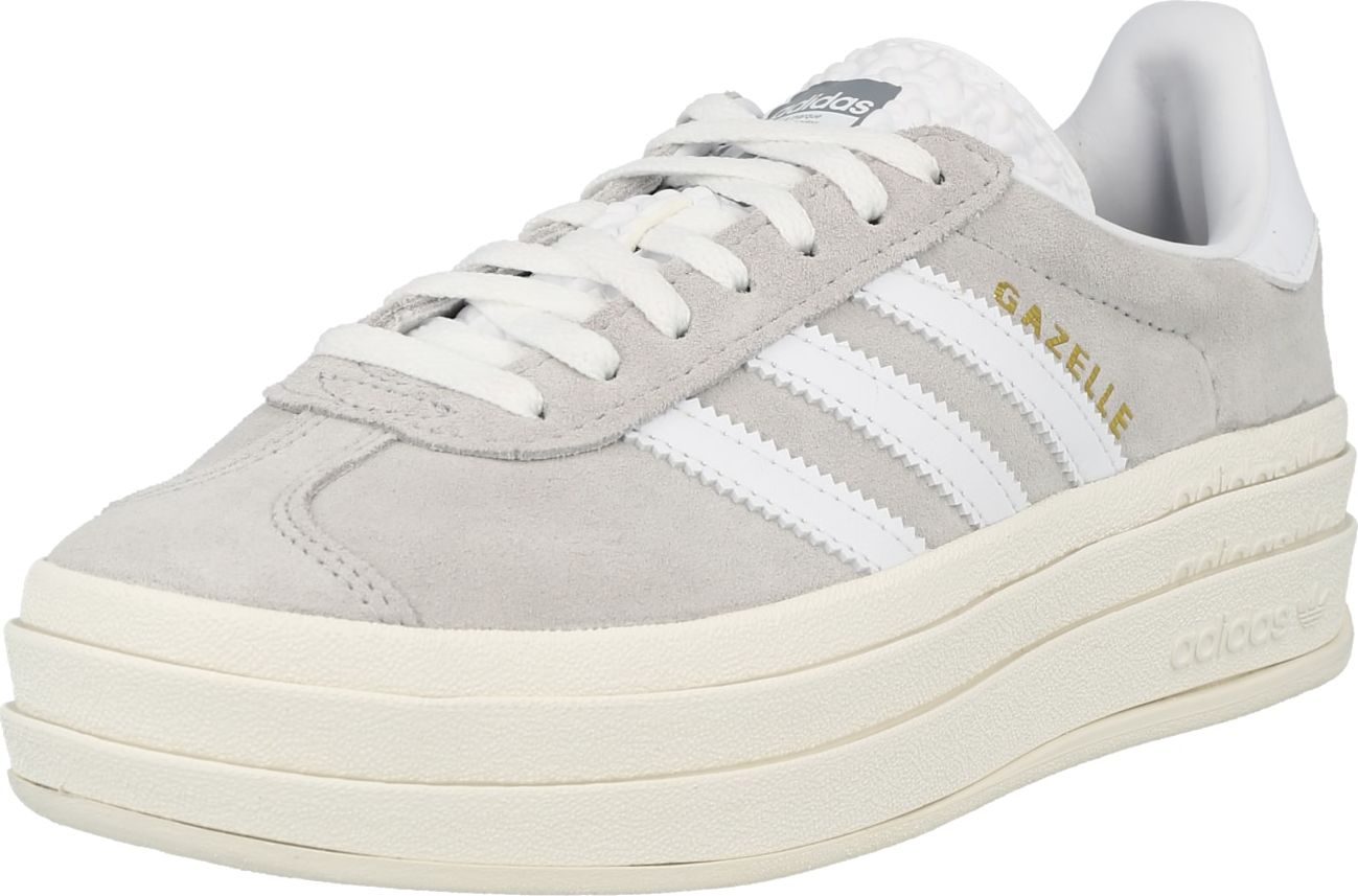 Tenisky 'GAZELLE BOLD ' adidas Originals šedá / offwhite
