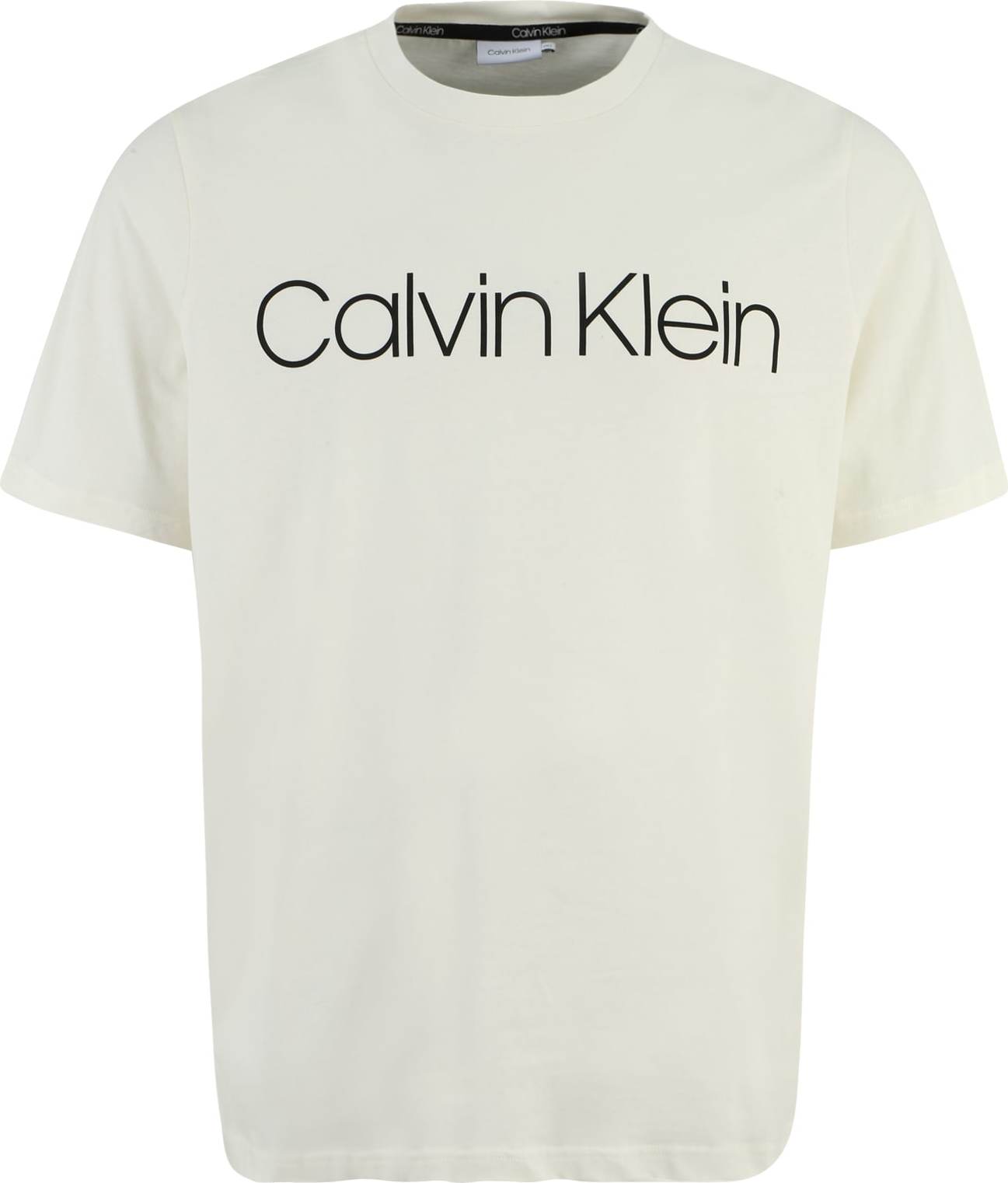 Tričko Calvin Klein Big & Tall béžová / černá
