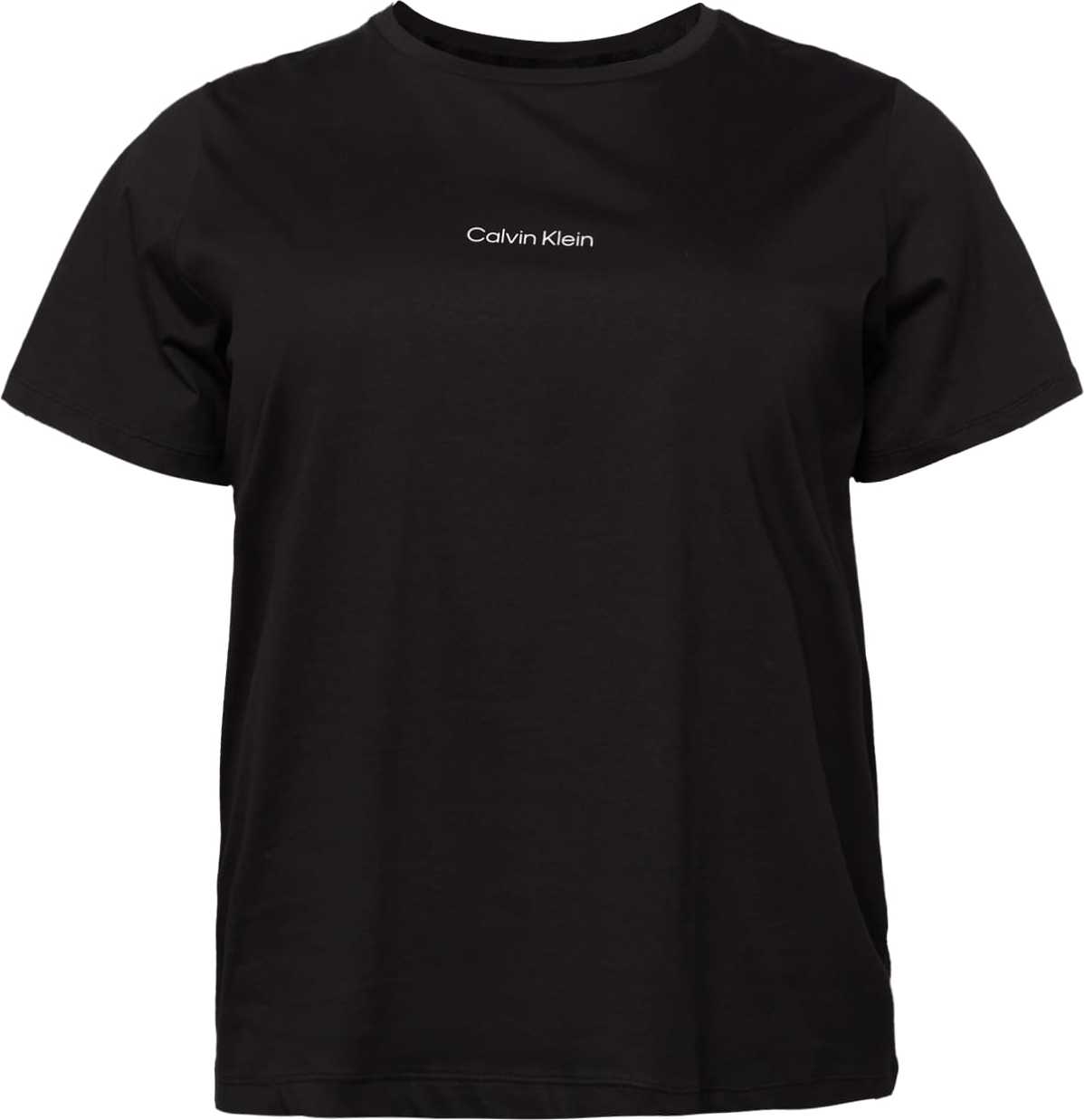 Tričko Calvin Klein Curve černá / bílá