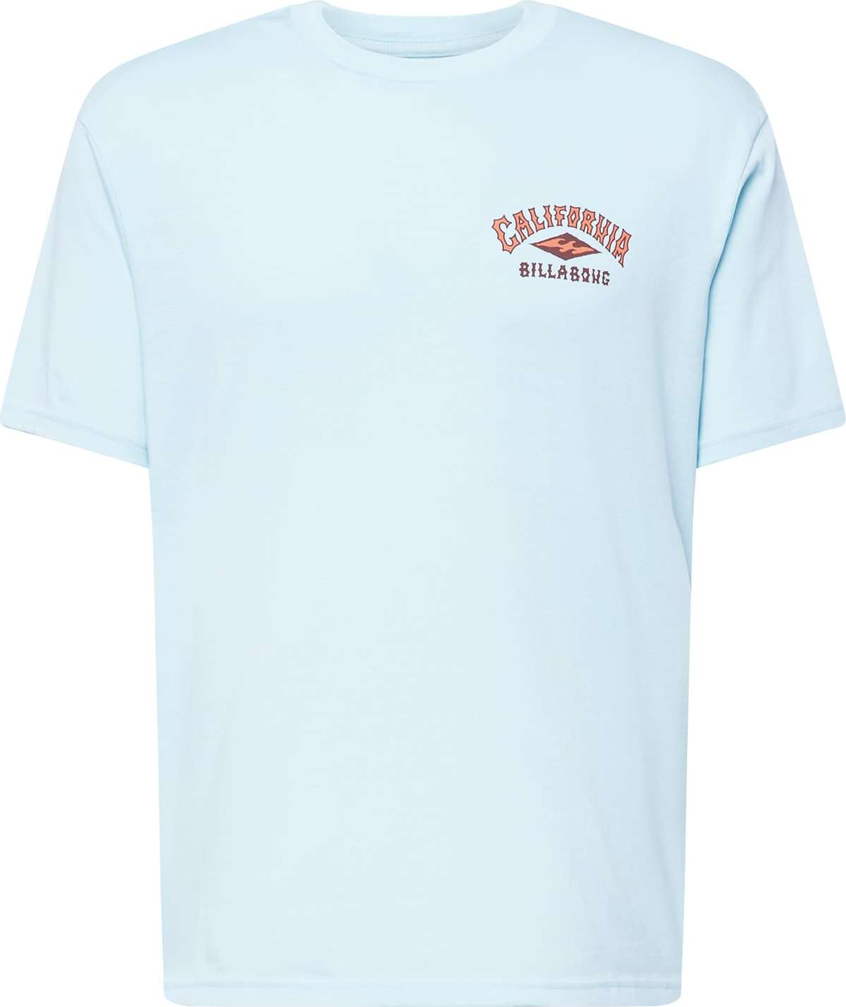 Tričko 'ARCH DREAMY PLACE' Billabong světlemodrá / rezavě hnědá / oranžová / bílá