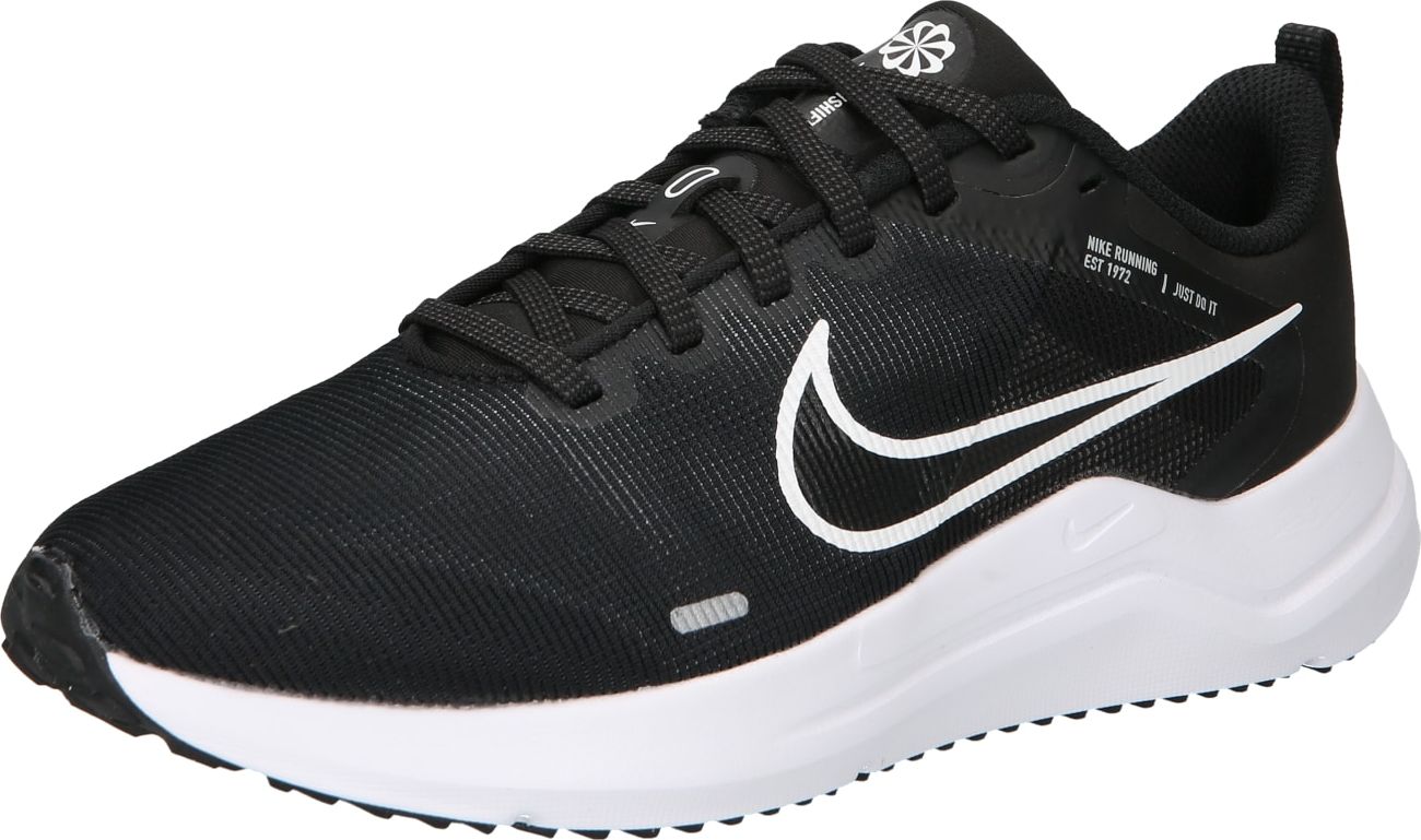 Běžecká obuv 'Downshifter 12' Nike noční modrá / černá / bílá