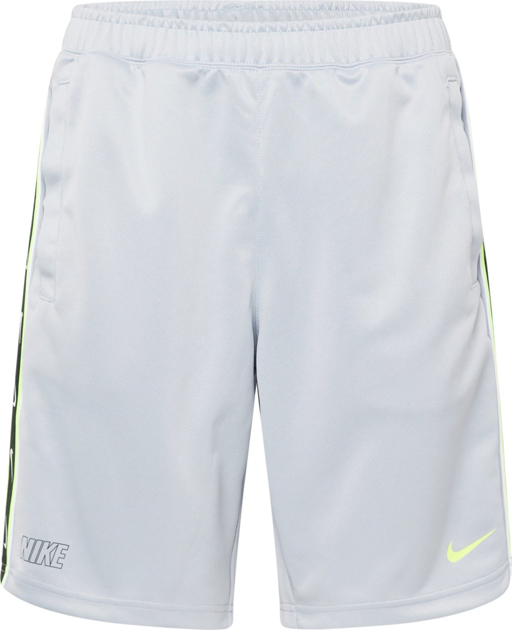 Kalhoty 'Repeat' Nike Sportswear citronová / šedá / černá / bílá