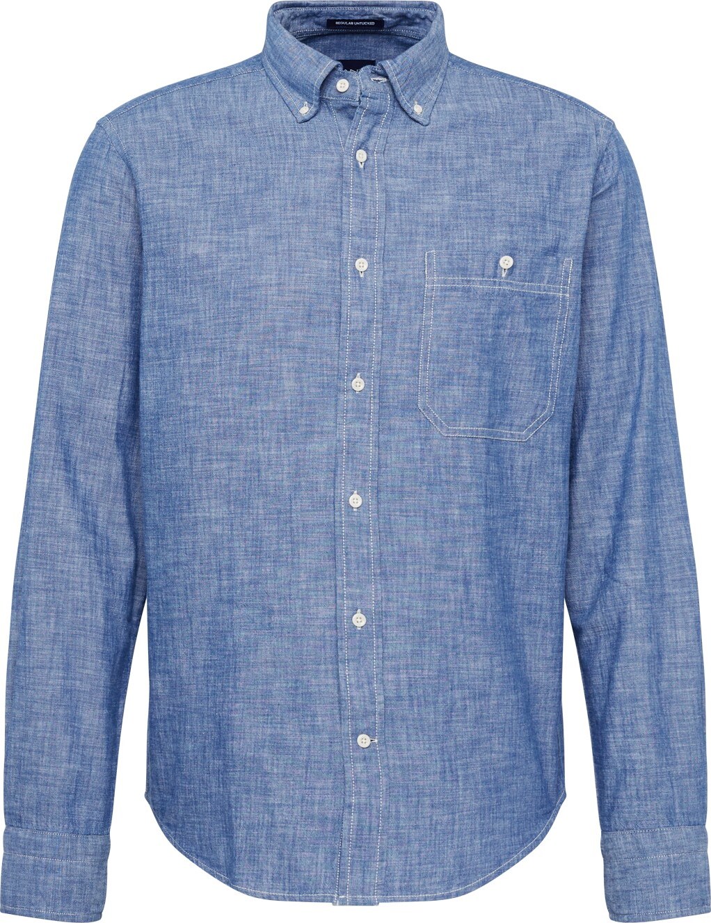 Košile Gant modrá džínovina
