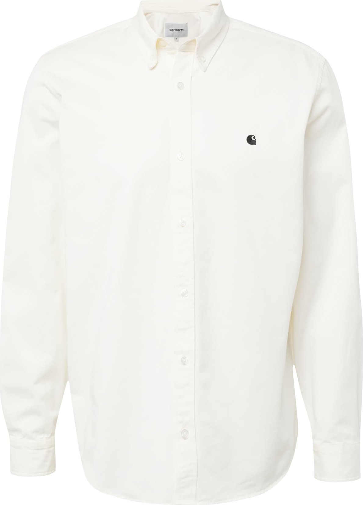 Košile 'Madison' Carhartt WIP černá / přírodní bílá