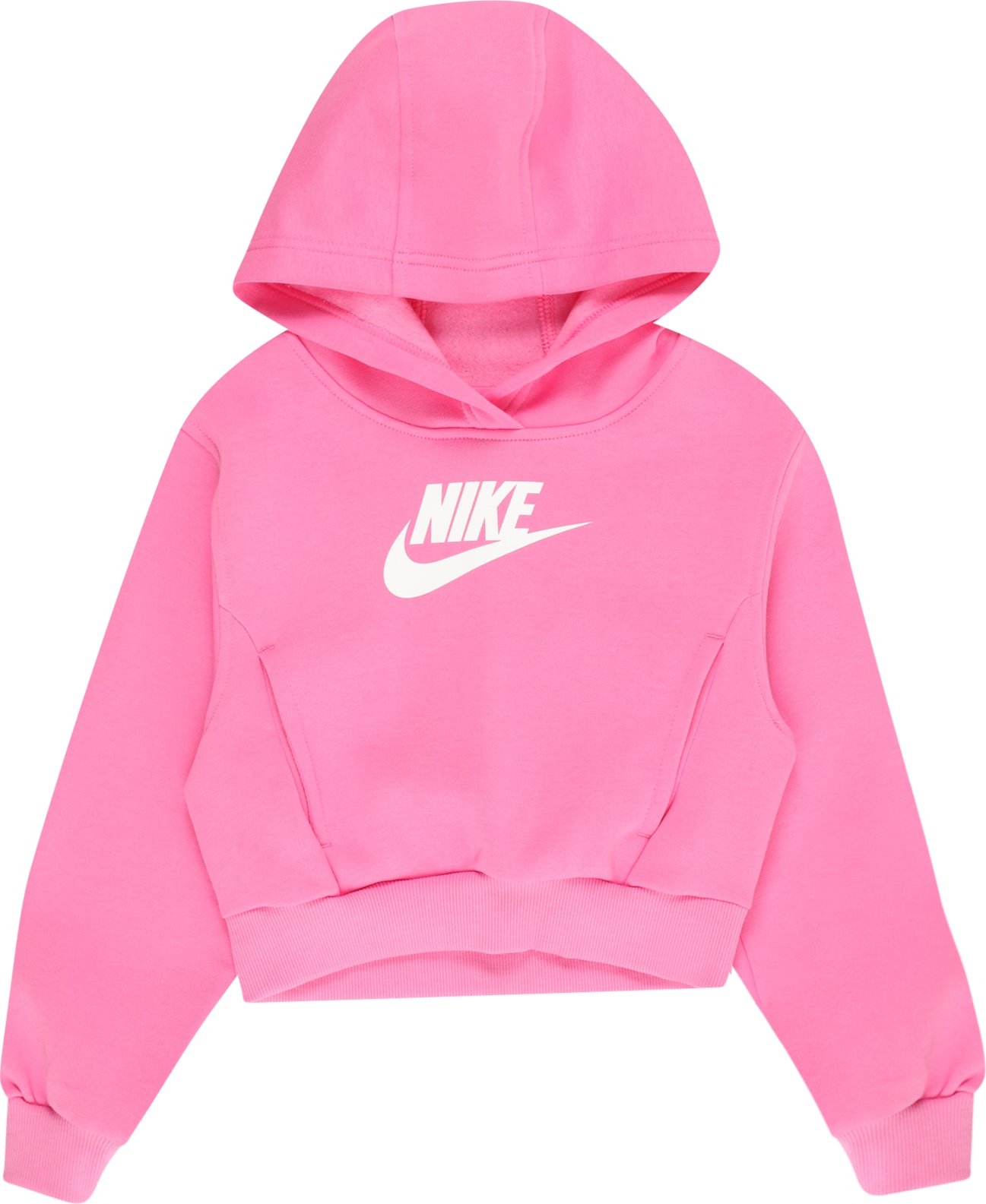Mikina Nike Sportswear pink / bílá