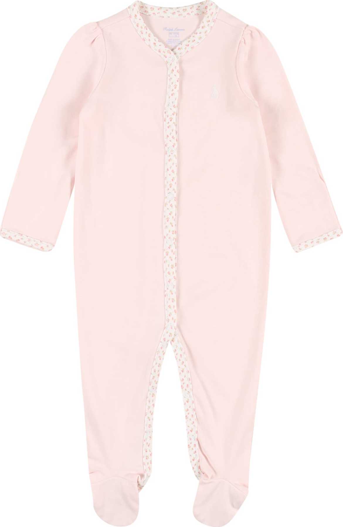 Overal Polo Ralph Lauren zelená / světle růžová / bílá