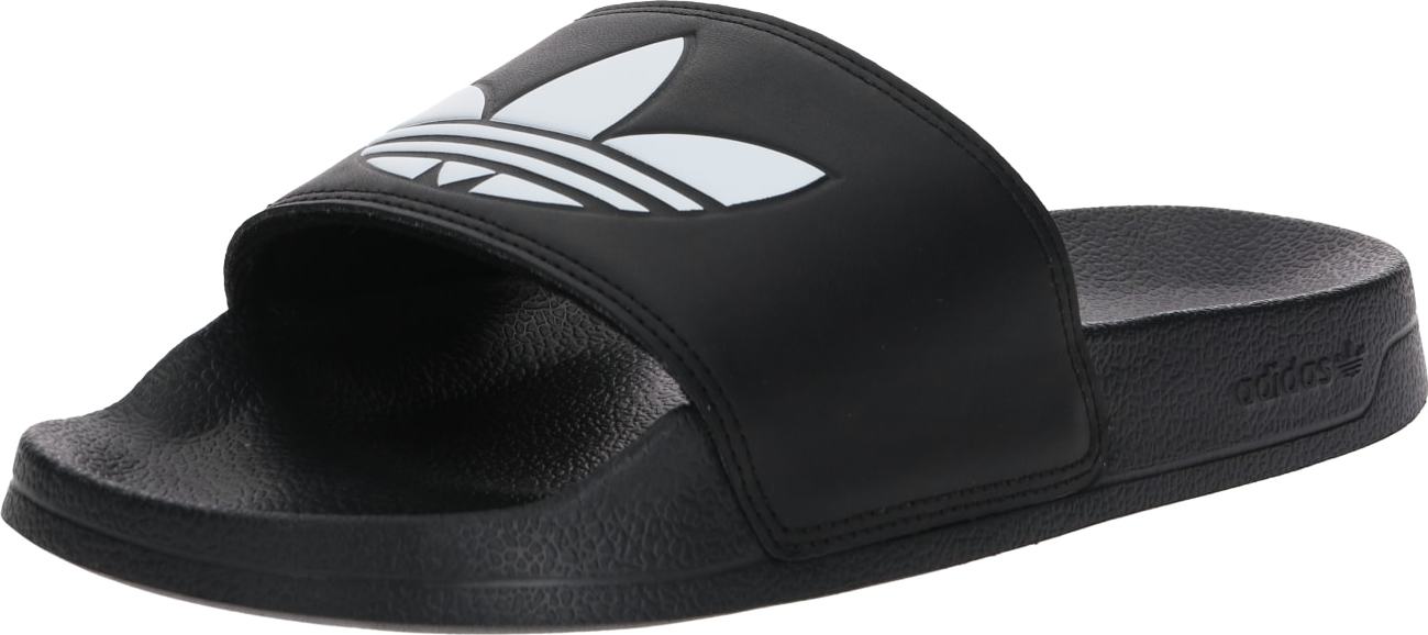 Plážová/koupací obuv 'ADILETTE LITE' adidas Originals černá / bílá