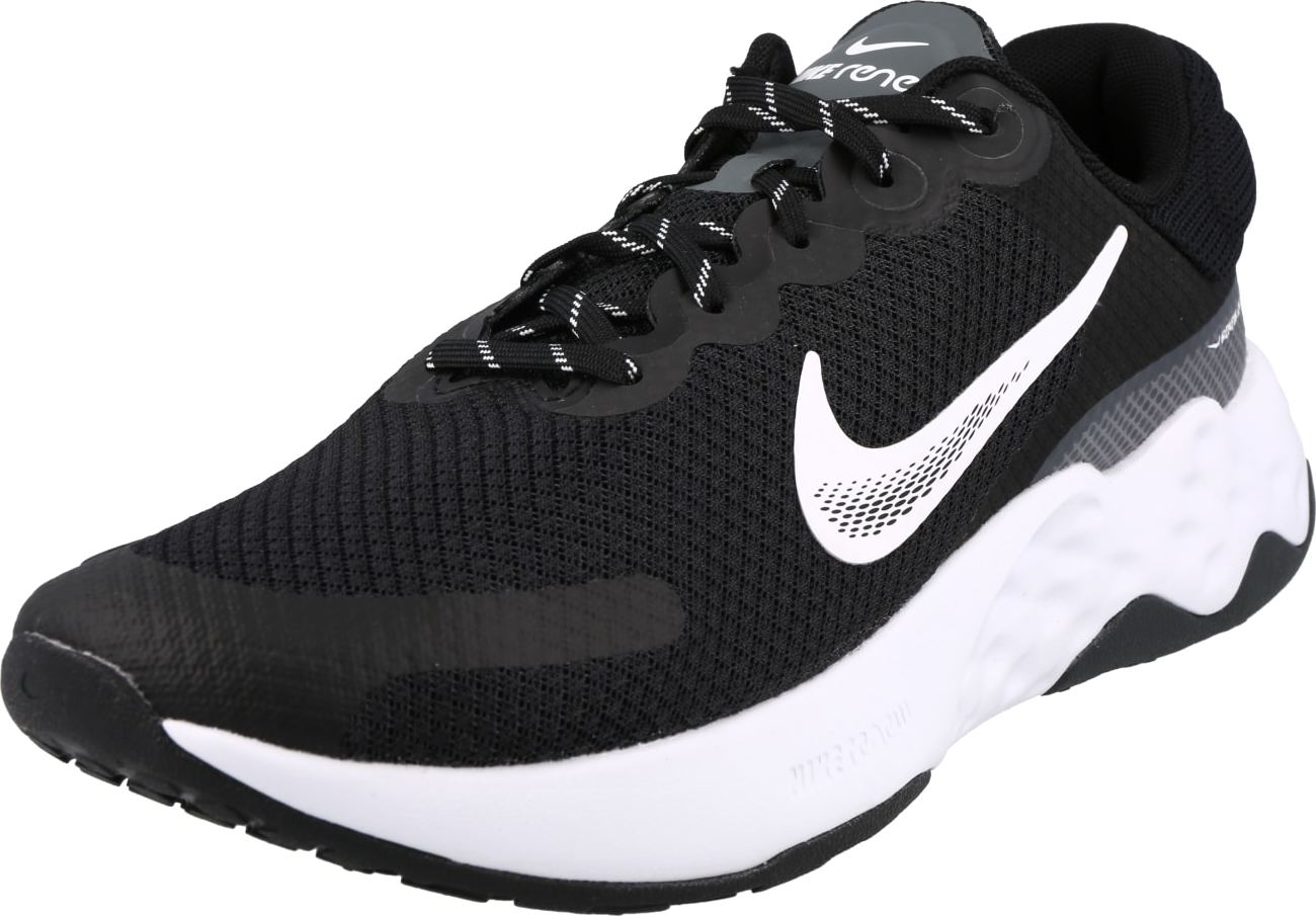 Sportovní boty 'Renew Ride 3' Nike černá / bílá